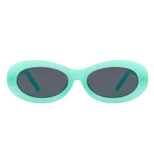 blue oval sunglasses 