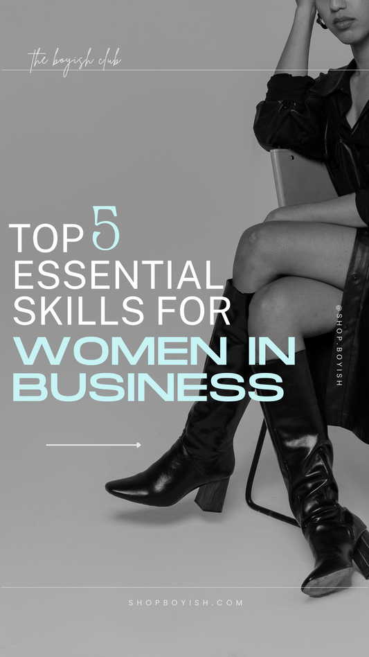 Top 5 essential skills for women in business