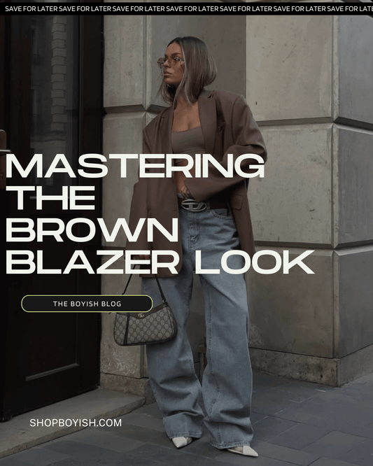 Brown Blazer