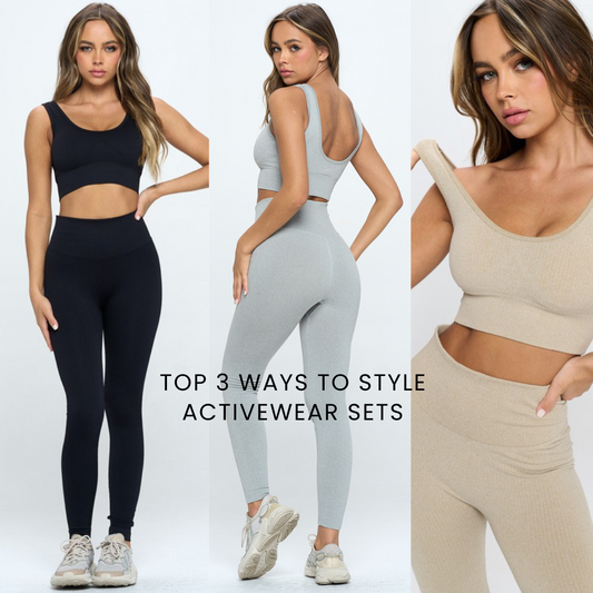 Top 3 ways to style athleisure active sets for women