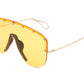 Yellow aviator sunglasses