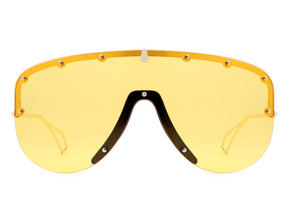 yellow aviator sunglasses