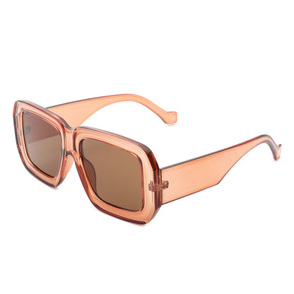 Retro square sunglasses - neutrals