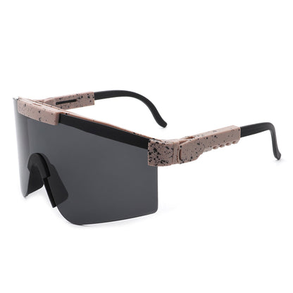 Visor sunglasses - neutral colors