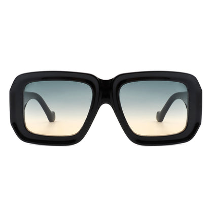 Retro square sunglasses - neutrals