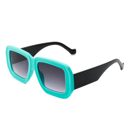 retro square sunglasses