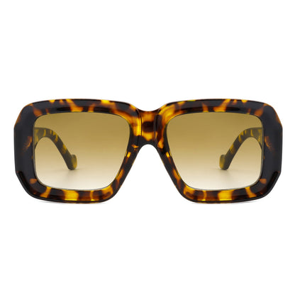 Brown square sunglasses