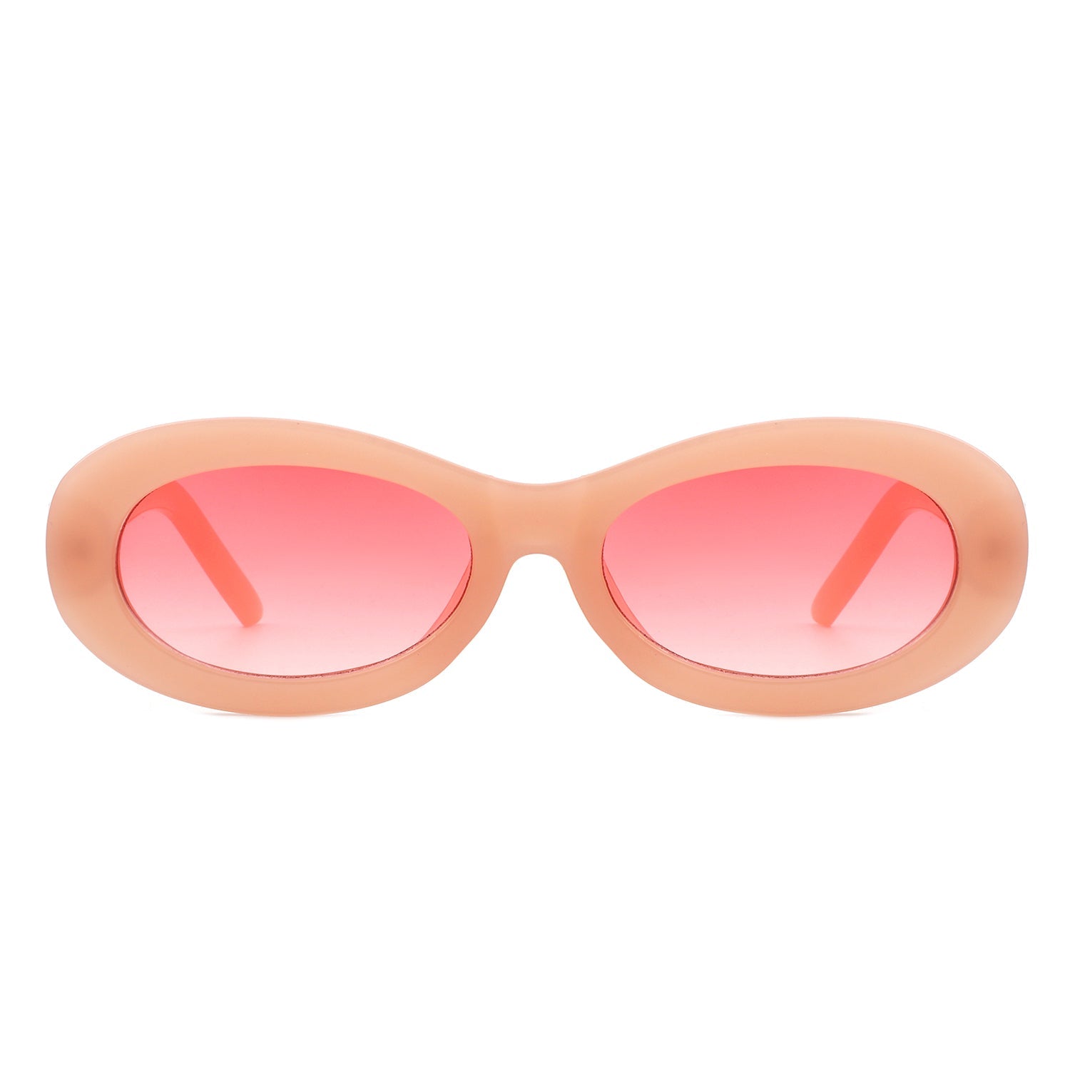 Pink hotsell oval sunglasses